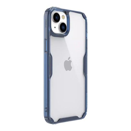 Nillkin для iPhone 15 Plus чехол Nature TPU Pro Blue
