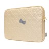 Hello Kitty для ноутбуков 13"/14" чехол Sleeve ZIP PU leather Quilted Bows Gold