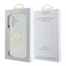 Guess для iPhone 16 чехол PC/TPU Heart Transparent