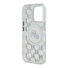 Karl Lagerfeld для iPhone 16 Pro чехол PC/TPU Monogram NFT Karl&Choupette прозрачный (MagSafe)