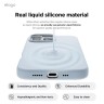 Elago для iPhone 16 Pro чехол Soft silicone (Liquid) Light Blue