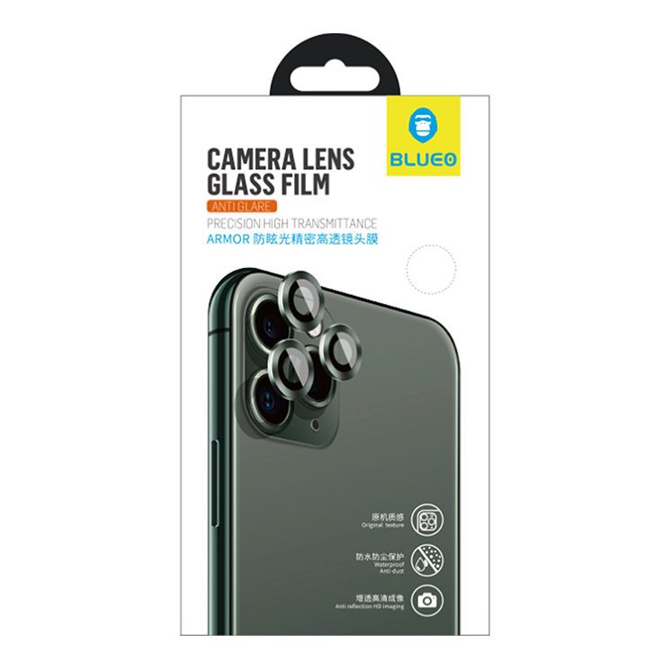BLUEO 2.5D Camera Armor Lens для камеры iPhone 11, (2 шт) NPB27-Silver