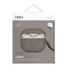 Uniq для Airpods 4 чехол Lyden Leatherette with handstrap Grey