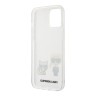 Чехол Karl Lagerfeld Ikonik Karl & Choupette Hard для iPhone 12 | 12 Pro, прозрачный