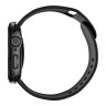 Uniq для Apple Watch 46 mm чехол VOUTE with 9H Tempered Glass Jet Black