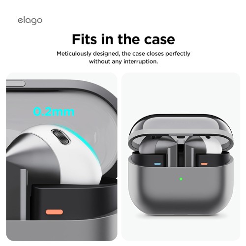 Elago для Galaxy Buds 3/3 Pro накладки на наушники Ear tips Cover Grey/White
