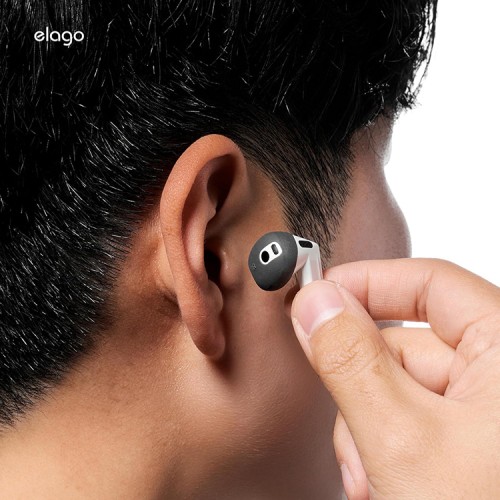 Elago для Galaxy Buds 3/3 Pro накладки на наушники Ear tips Cover Grey/White