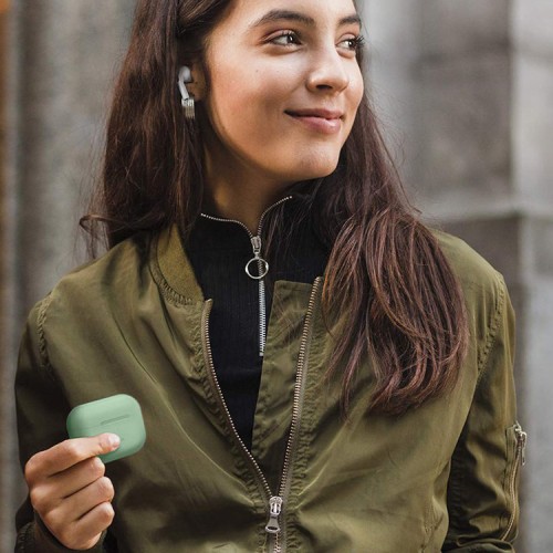 Чехол Elago Silicone case для AirPods Pro, Pastel Green