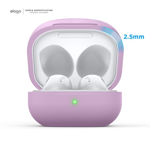 Силиконовый чехол Elago Silicone case для Galaxy Buds 2/Live/Pro, Lavender