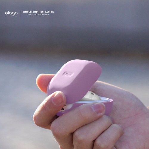Силиконовый чехол Elago Silicone case для Galaxy Buds 2/Live/Pro, Lavender
