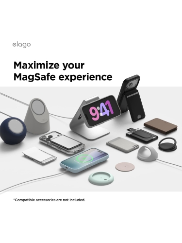 Elago для iPhone 17 Pro чехол Magnetic HYBRID (pc/tpu) Clear (MagSafe)