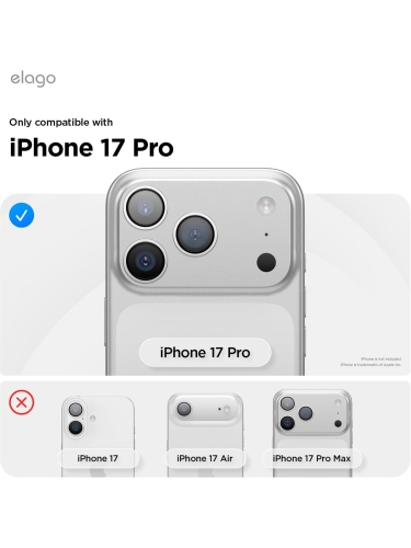 Elago для iPhone 17 Pro чехол Magnetic HYBRID (pc/tpu) Clear (MagSafe)
