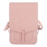 Сумка Guess Wallet Bag Saffiano Script logo для смартфонов, розовая
