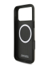 BMW для iPhone 17 Pro чехол M-series PU Full Wrapped Metal logo & Cam Hard Grey (MagSafe)