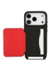 Karl Lagerfeld для iPhone 17 Pro Max чехол Crossbody cardslot PU Saffiano Autograph Hard Black