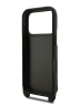 Karl Lagerfeld для iPhone 17 Pro Max чехол Crossbody cardslot PU Saffiano Autograph Hard Black