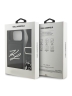 Karl Lagerfeld для iPhone 17 Pro Max чехол Crossbody cardslot PU Saffiano Autograph Hard Black