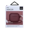 Чехол Uniq Vencer Silicone case +carabin and strap для AirPods 3 (2021), красный