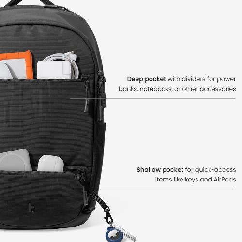 Tomtoc Travel рюкзак UrbanEx-T77 Laptop Backpack 16" (Win)/22L Black
