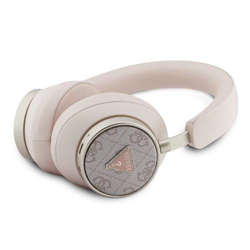 Guess наушники беспроводные накладные Bluetooth HP ENC PU 4G with Triangle Diamond Logo Pink