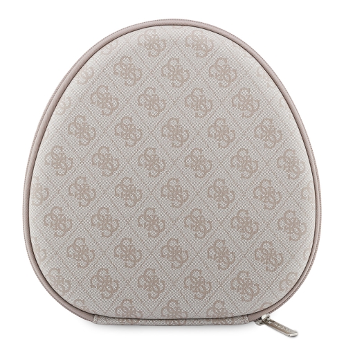 Guess наушники беспроводные накладные Bluetooth HP ENC PU 4G with Triangle Diamond Logo Pink