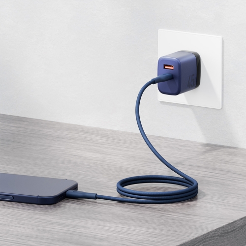 Energea Кабель FLOW 60 USB-C to USB-C PD60W 3A 480Mbps Nanoweave Orange 1.5m