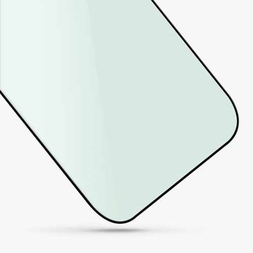 Защитное стекло Uniq OPTIX Vision care (anti-blue) для iPhone 14 Pro, черная рамка (+installer)