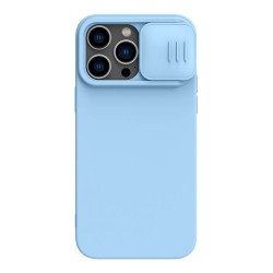 Чехол Nillkin CamShield Silky Magnetic Silicone для iPhone 14 Pro, Blue Haze (magsafe)