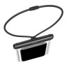 Водонепроницаемый чехол Baseus Let's go Slip Cover Waterproof Bag для смартфонов (до 7"), серый/черный