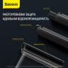 Водонепроницаемый чехол Baseus Let's go Slip Cover Waterproof Bag для смартфонов (до 7"), серый/черный