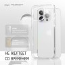 Elago для iPhone 15 Pro чехол HYBRID (pc/tpu) Clear