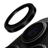 Uniq стекло сапфировое для iPhone 15 Pro, OPTIX Camera Sapphire Lens Stainless steel Black