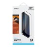 Uniq стекло для iPhone 16 Plus OPTIX Matte Clear/Black (+installer)