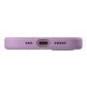 Uniq для iPhone 16 чехол силиконовый LINO Grape Pink (Magsafe)