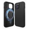 Elago для iPhone 15 чехол Soft silicone (Liquid) Black (MagSafe)