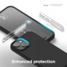 Elago для iPhone 15 чехол Soft silicone (Liquid) Black (MagSafe)