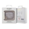 Guess для Airpods Pro 2 чехол PU leather 4G with Classic metal logo and Charm Pink
