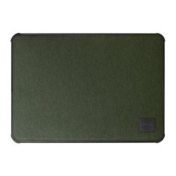 Чехол Uniq DFender Sleeve Kanvas для MacBook Pro 15 (2016/19), зеленый