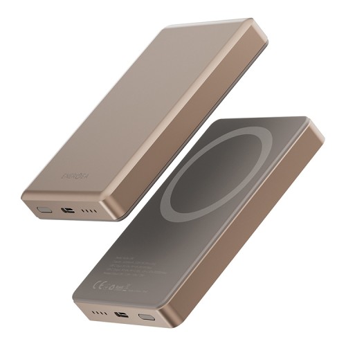 Energea АКБ AluPac 10K, 10000W MagSafe 15W USB-C 20W Ultra Light Aluminium Gold