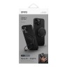 Uniq для iPhone 16 Pro Max чехол KEVA AIR Kevlar + GripFit Premium Mount Black (MagSafe)