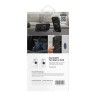 Uniq для iPhone 16 Pro Max чехол KEVA AIR Kevlar + GripFit Premium Mount Black (MagSafe)