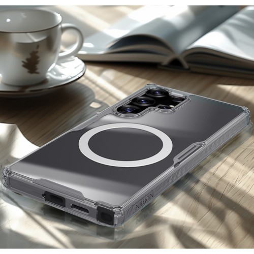 Nillkin для Galaxy S25 Ultra чехол Nature TPU Pro Magnetic White