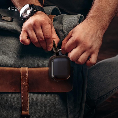 Elago для Galaxy Buds 3/3 Pro чехол EDC Hang case Black