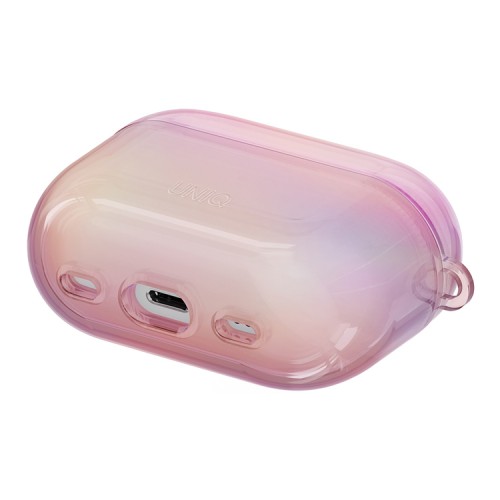 Uniq для Airpods Pro 2 чехол Iridescia (holographic) Pink Prism