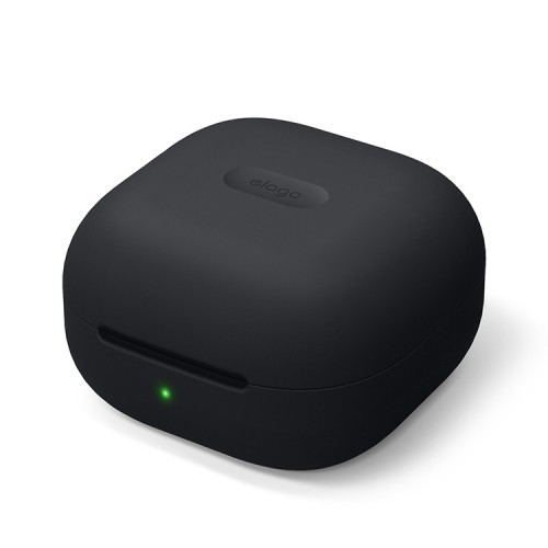 Силиконовый чехол Elago Silicone case для Galaxy Buds 2/Live/Pro, черный