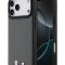 BMW для iPhone 17 Pro Max чехол M-series PU Quilted Metal logo Hard Grey (MagSafe)