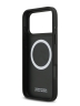 BMW для iPhone 17 Pro Max чехол M-series PU Quilted Metal logo Hard Grey (MagSafe)