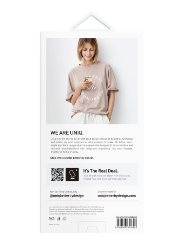 Uniq для Galaxy Z Flip7 чехол LifePro Xtreme Clear (MagSafe)