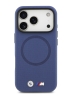 BMW для iPhone 17 Pro чехол M-series PU Full Wrapped Metal logo & Cam Hard Navy (MagSafe)