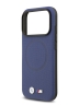 BMW для iPhone 17 Pro чехол M-series PU Full Wrapped Metal logo & Cam Hard Navy (MagSafe)